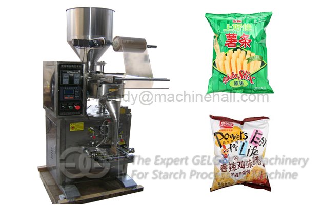automatic granule packing machine for potato chips,french fries,chin chin,snck food